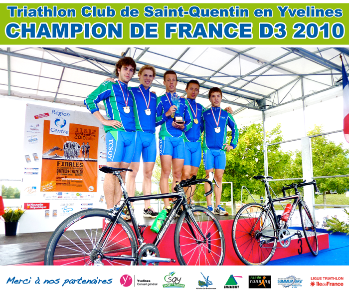 TCSQY : Champions de France D3 2010