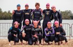 Les filles du TCSQY au triathlon par équipe de Verneuil-sur-Seine