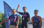 Championnat de France de triathlon L, à La Salvétat sur Agout.