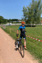 Triathlon du lac des Sapins.