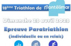 18° édition du triathlon de Montélimar.