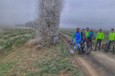 Sorties vélo hivernales, janvier 2024.